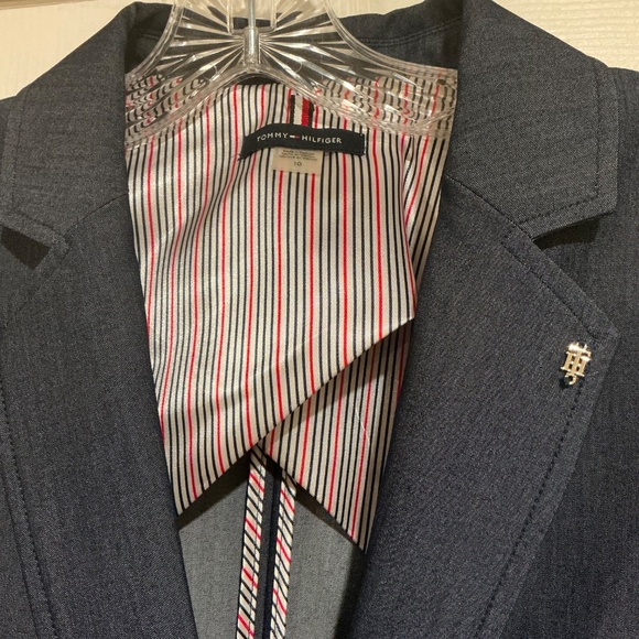 Tommy Hilfiger Blue Jacket Size 10 - Picture 2 of 9